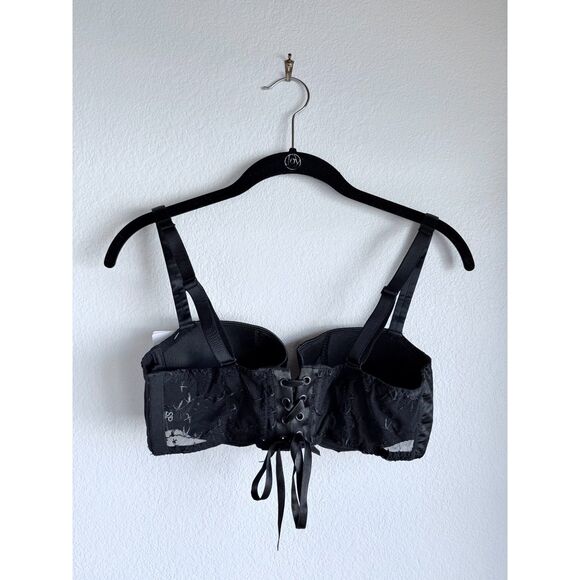 NWT Simone Perele 1948 Collection Limited Edition Padded Demi Bra Black Size 36C - Picture 6 of 15